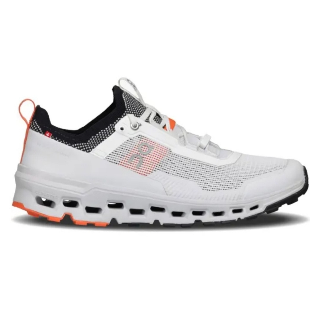 On Women's Dynamic White and Orange Running Shoes